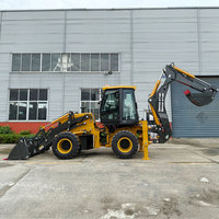 Harga Promo Mini Backhoe Excavator Wheel Loader Diesel Mesin CE EPA Garansi 1 Tahun Laris Manis 4x4