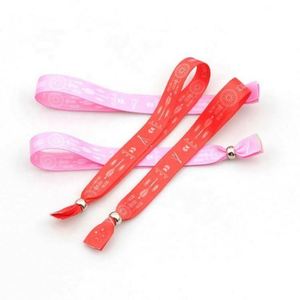Pulseras de Tela Impresas de Un Solo Uso al por Mayor con Hebilla de Plástico de Lujo y Cinta Decorativa para Eventos, Moda y Deportes - Product Image 6