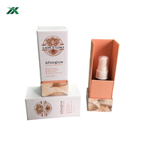 Boîte d'emballage de flacon cosmétique personnalisable pour rouge à lèvres, estampage, laminage mat, boîtes rigides écologiques fabriquées à partir de matériaux recyclés