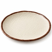 Service de table OEM A5 en mélamine effet porcelaine avec assiettes, bols et cuillères, non toxique, sans BPA, anti-brûlure, pour restaurants de hotpot et hôtels