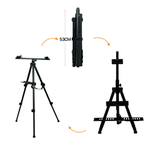Tùy Chỉnh Chuyên Nghiệp Plein Không Khí Di Chuyển Có Thể Điều Chỉnh Xách Tay Gấp Kim Loại Nhôm Màu Nước Giá Vẽ - Product Image 4