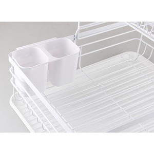 Escurridor de Platos de Cocina Multifuncional de Metal con Acabado de Doble Laca, Tipo Vertical, para Secar Vajilla, Platos y Tazones - Product Image 4