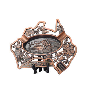 OEM \ ODM Taille personnalisée Australie Las Vegas Cendrier à cigares rond Ménage Salon New York Cendrier souvenir - Product Image 6