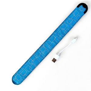 <span class=keywords><strong>Pulsera</strong></span> LED para exteriores Night Run Pat Band del fabricante, brazalete de carga para conciertos y fiestas, pulseras promocionales Slap - Product Image 5