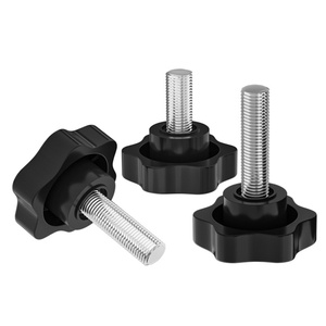 Plum Blossom-Shaped Screwdriver Adjustable Knob PP + Carbon Steel <b>M4</b>-M12 Contemporary Design Easy Installation for Drawers - Product Image 1