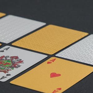 Naipes <span class=keywords><strong>de</strong></span> Póker Resistentes <span class=keywords><strong>de</strong></span> PET Dorado con Diseños Variados para Bibliotecas, Clubes <span class=keywords><strong>de</strong></span> Lectura y Eventos Sociales - Product Image 3