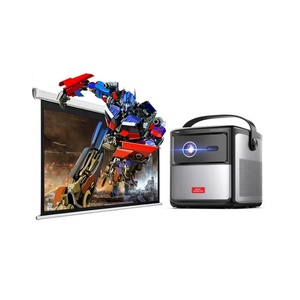 S8 มินิโปรเจคเตอร์ DLP Android 11 WiFi 4K โฮมเธียเตอร์ 2+32GB 15000mAh 450ANSI ลูเมนส์ลำโพงในตัวกลางแจ้งแคมป์ปิ้งแบบพกพา - Product Image 1