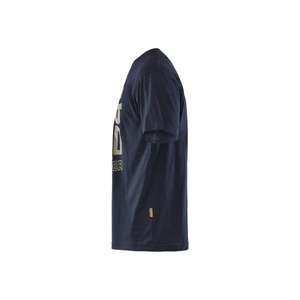 Blaklader-เสื้อยืด942110428600XS ลายกรวดและบดเข้มสีน้ำเงิน-EAN เสื้อยืดทำงาน7330509947388และเสื้อโปโล - Product Image 4