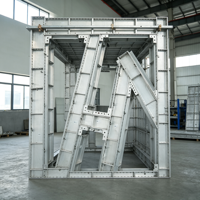 Coffrage en aluminium pour dalle en béton avec étais réglables pour le coulage de planchers