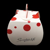 Kingwin personnalisé petite boîte de papier alimentaire papier kraft pliant pâtisserie gâteau beignet emballage gaufrage estampage disparition impression