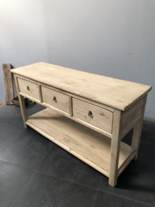 Ngăn Kéo Cổ Trung Quốc Bàn Gỗ Du Mộc Mạc Cũ - Product Image 6