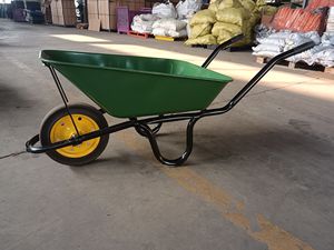 Carriola da Giardino e Miniera Heavy Duty 60L WB3800 con Ruota in Cemento di Alta Qualità, Carriola da Fabbrica, Carriola Agricola - Product Image 5