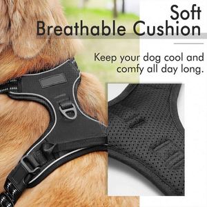 Free Sample <b>Dog</b> <b>Harness</b>, No-Pull Pet <b>Harness</b> with 2 Leash Clips, <b>Reflective</b> No-Choke Pet Oxford Vest with Easy Control Handle - Product Image 3