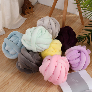 OEM-Brazo de ganchillo Natural, tejido grueso de algodón, cueva de tubo, cama para perro y gato - Product Image 4