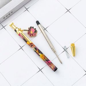 Wholesale 1.0Mm <b>Retractable</b> Heat-Transfer Pattern Ballpoint Hotel Conference Advertising Gift Multi-Color Metal <b>Pens</b> - Product Image 4