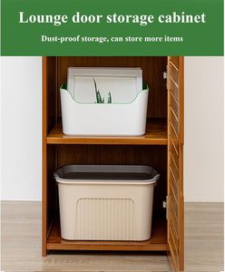 Combohome Bamboo Rotating Bookshelf Wooden <strong>Bookcase</strong> for Home <strong>Decor</strong> Modern Bookshelves - Product Image 4
