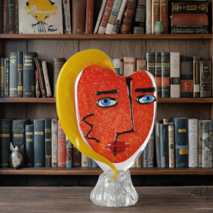 Colección <span class=keywords><strong>de</strong></span> Arte <span class=keywords><strong>de</strong></span> cristal <span class=keywords><strong>de</strong></span> Murano moderno personalizado figuritas <span class=keywords><strong>de</strong></span> Ángel cabeza <span class=keywords><strong>de</strong></span> <span class=keywords><strong>Picasso</strong></span> abstractas sopladas a mano estatuas y jarrones <span class=keywords><strong>de</strong></span> dibujos animados elegantes - Product Image 5