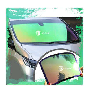 Film teinté pour <span class=keywords><strong>pare</strong></span>-<span class=keywords><strong>brise</strong></span> Chameleon Dynamic Color Shift-<span class=keywords><strong>Protection</strong></span> <span class=keywords><strong>UV</strong></span> + Réduction de la chaleur pour voitures (teinte automobile irisée) - Product Image 1