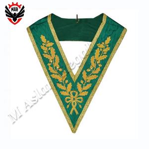 Mark Regalia Col de robe complète provinciale | Col à franges dorées fabriqué à la main | M Aslam Regalia Dress Mark Collar - Product Image 6