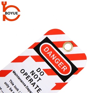 Etiqueta de Seguridad de PVC No Operable, Etiqueta de Advertencia de <span class=keywords><strong>Peligro</strong></span>, Etiqueta LOTO, Certificación CE, 75x146mm - Product Image 4