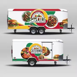Vinilo autoadhesivo de PVC personalizado de fábrica, envoltura de cuerpo de furgoneta, publicidad gráfica, pegatina de envoltura de vinilo personalizada <span class=keywords><strong>para</strong></span> camión de comida - Product Image 6