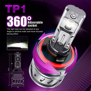 Faros LED Toby's 300W TP1 2022 al por Mayor, Bombillas LED H4 de 6500K de Color Blanco y Alto Brillo para Iluminación Automotriz. - Product Image 5