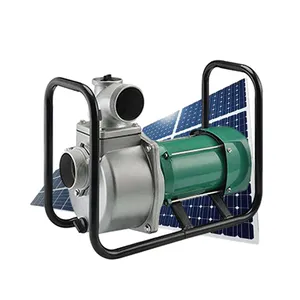 Pompe De yüzey 2 inç çıkış 1200 watt Dc yüzey fırça tipi basınç güneş çiftlik pompaları kendinden emişli santrifüj su pompası