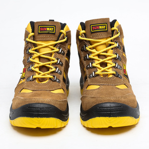 Chaussures de sécurité en daim confortables toute la journée, avec embout en acier et semelle intermédiaire en acier, robustes, résistantes aux chocs, antidérapantes, unisexes, pour usage en usine - Product Image 6