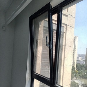 Ventanas Abatibles y Giratorias de Aluminio con Vidrio Esmerilado para Baño, Resistentes al Óxido, Impermeables y Duraderas - Product Image 5