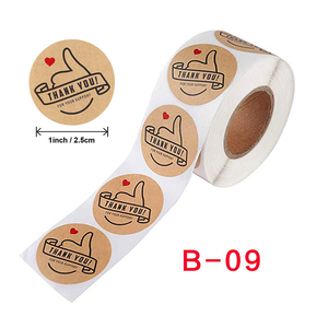 กาวขอบคุณสั่งซื้อสติกเกอร์ที่มีไอคอนความ<span class=keywords><strong>รัก</strong></span>ฉลากบรรจุภัณฑ์สำหรับผลิตภัณฑ์ในครัวเรือน - Product Image 3