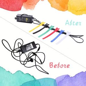 สายรัดเคเบิลแบบสองด้าน ใช้ซ้ำได้ ติดด้วยตัวเอง พร้อมแถบตีนตุ๊กแก - Product Image 4