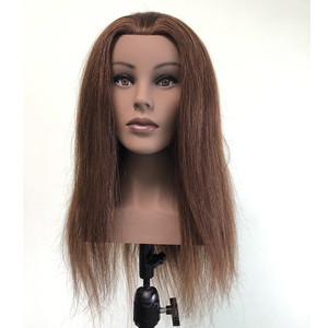 Tête d'entraînement en cheveux humains de 22 pouces, taille épaule, pour un cosplay efficace, le théâtre et la conception de costumes - Product Image 4