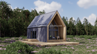 Chine Maison préfabriquée à toit triangulaire Casa Prefabricada Cabine modulaire Petites maisons Maison Conteneur Maisons préfabriquées