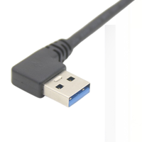 Câble USB 3.0 coaxial plaqué or en PVC mâle-mâle pour haut-parleurs, moniteurs, boîtiers de disques durs, microphones, charge rapide et transfert de données
