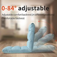 Coussin rembourré pliable en mousse de mémoire, fauteuil confortable et facile à transporter, pour jeux de lecture, méditation et jeu