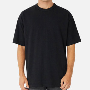 Baggy Casual Blank T-Shirt 100 Cotton Oversized Heavyweight T Shirt for Men Bulk Custom Logo 240 Gsm Unisex <b>Plain</b> <b>Tshirts</b> - Product Image 1