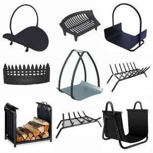 Écrans de <span class=keywords><strong>cheminée</strong></span> minces pour bois, 3 panneaux pliables, couverture de four en fer avec maille de protection, protection d'étincelle noir - Product Image 6