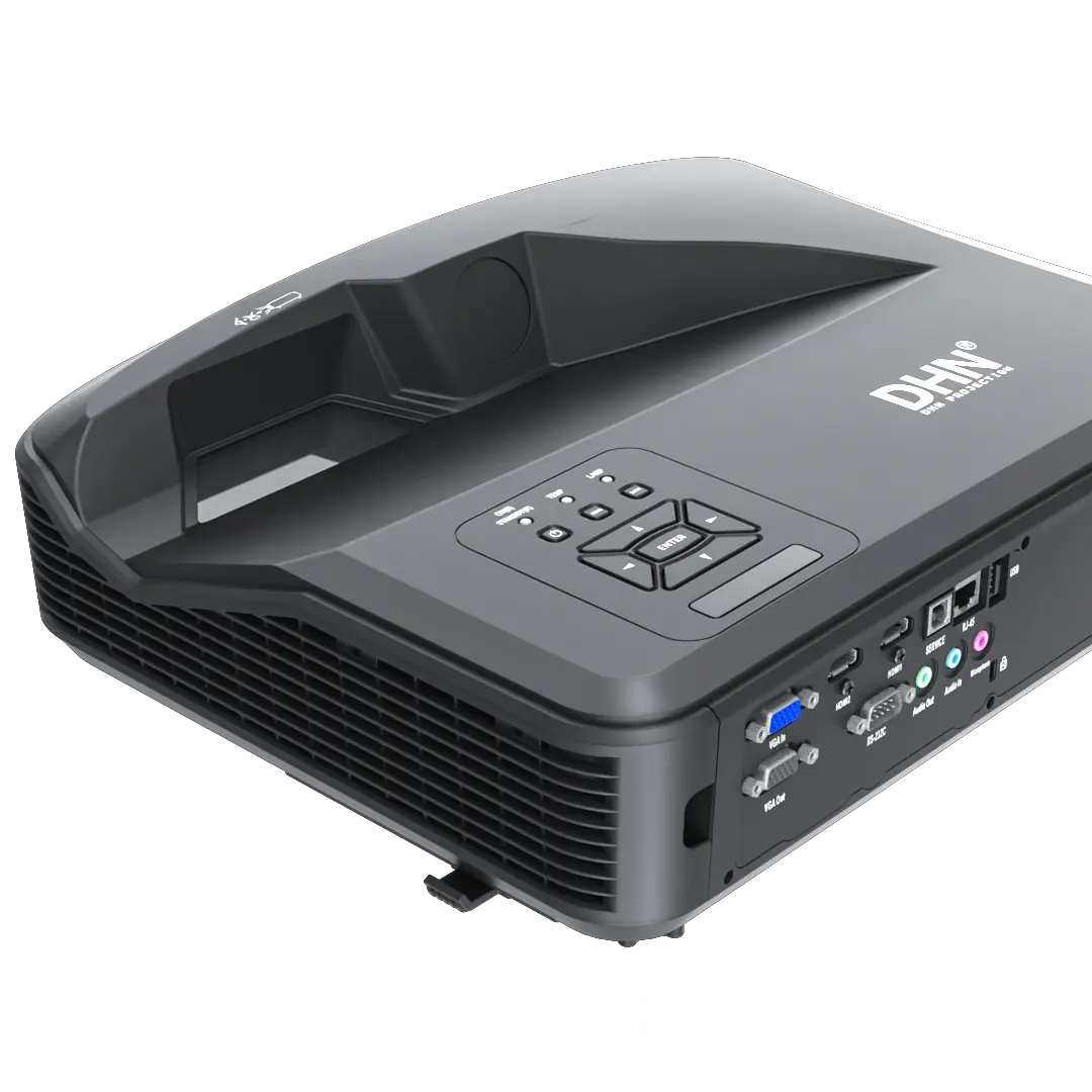 DHN DM510UST hd 4k 1080p में निर्मित बढ़त सम्मिश्रण ज्यामितीय सुधार समारोह प्रोजेक्टर के लिए बड़े स्थल