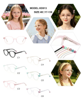 Personnalisation, design tendance, lunettes en acétate pour enfants, lunettes de prescription durables pour enfants, montures et verres optiques OEM/ODM
