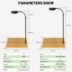 Spectre complet Betta <span class=keywords><strong>Nano</strong></span> Fish Tank Lumière Bambou Conseil 360 Degrés Col De Cygne Plat <span class=keywords><strong>Nano</strong></span> <span class=keywords><strong>Aquarium</strong></span> <span class=keywords><strong>LED</strong></span> Lumière Plante D'intérieur Cultiver <span class=keywords><strong>Lampe</strong></span> - Product Image 4