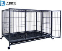 Offre Spéciale pliante en métal portable maison en acier inoxydable chenil pour chien cage pour chien