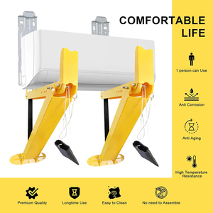 Soporte de pared para condensador HVAC de contratista OEM YOD, soporte de ABS para unidad interior de aire acondicionado, soporte de instalación para mini-split. - Product Image 4