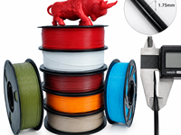 Filament PETG de base 1,75 mm 8 couleurs Résistant aux chocs Filament d'imprimante 3D pour Creality Prusa