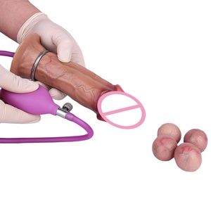 Dildo de 17 Pulgadas con Bomba Manual y Ovipositor para la Masturbación Femenina - Product Image 4