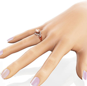 Anello a fiocco per donna, dolce ed elegante, con accenti scintillanti, gioiello alla moda per le dita - Product Image 4