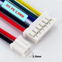 Rangkaian Kabel Konektor OEM OED JST PH 2.0mm Pitch 2 3 4 5 6 7 8 9 10 Pin Plug Socket Kabel Harness Cocok dengan Header