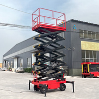 Table élévatrice à ciseaux pour le levage de marchandises en entrepôt, équipement de chargement vertical industriel fixe, matériel de manutention robuste