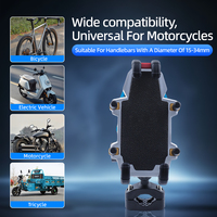 Support de téléphone portable universel antichoc pour moto électrique, fixation sur guidon, absorbant les chocs, anti-vibrations, chargeur de voiture Octopus