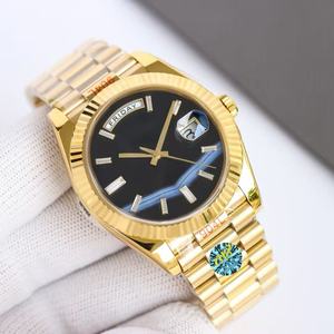 Oem/ODM daydate Chủ Tịch phong cách đồng hồ tự động phong trào thép không gỉ sang trọng kinh doanh con trỏ quay số Sapphire pha lê - Product Image 5