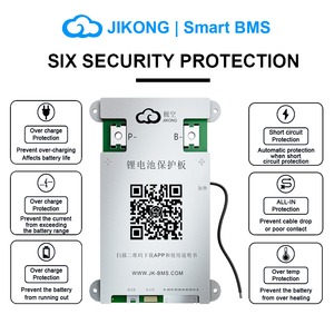 JK BMS B1A8S10P-HC Smart BMS V21 4S~8S BT RS485 HEAT CAN 1A 2A กระแสไฟ 100A ตัวปรับสมดุลแบบแอคทีฟ สำหรับแบตเตอรี่ Li-ion LiFePo4 Lto BMS - Product Image 2